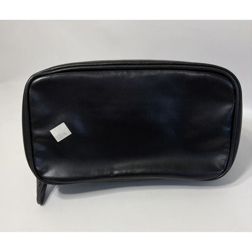 RARE Vintage Graham Webb Promotional Toiletry/Cosmetic Bag  Blue/Black EUC